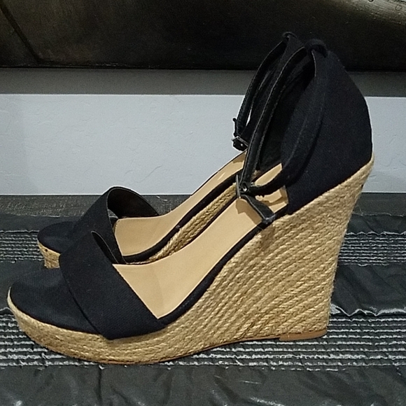 ESPADRILLE WEDGES SIZE 8.5 COLIN STUART - Picture 4 of 8
